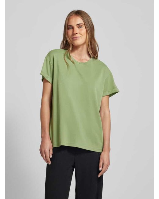Mbym Green T-Shirt mit Rundhalsausschnitt Modell 'Amana'