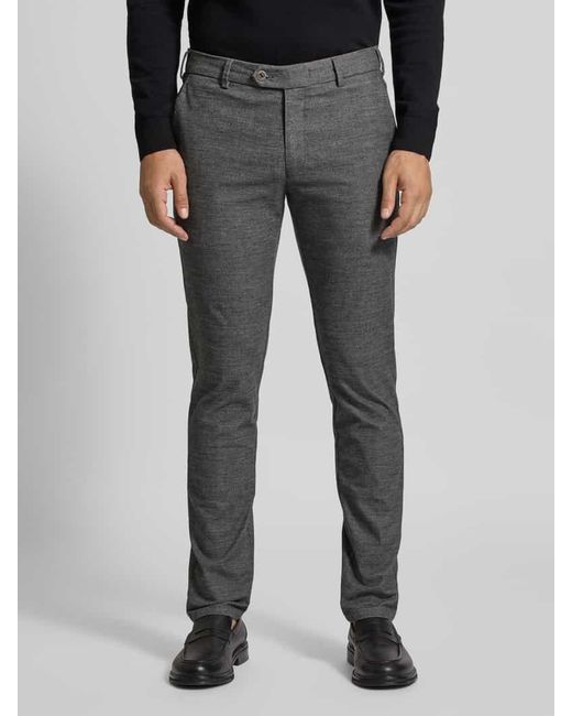 Mmx Chino mit Eingrifftaschen Modell 'Lupus' in Gray für Herren