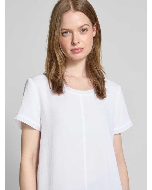Marc Cain Blouseshirt Met Ronde Hals in het White