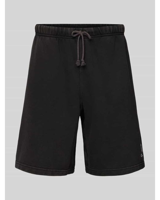 Champion Regular Fit Bermudas mit Label-Stitching in Black für Herren