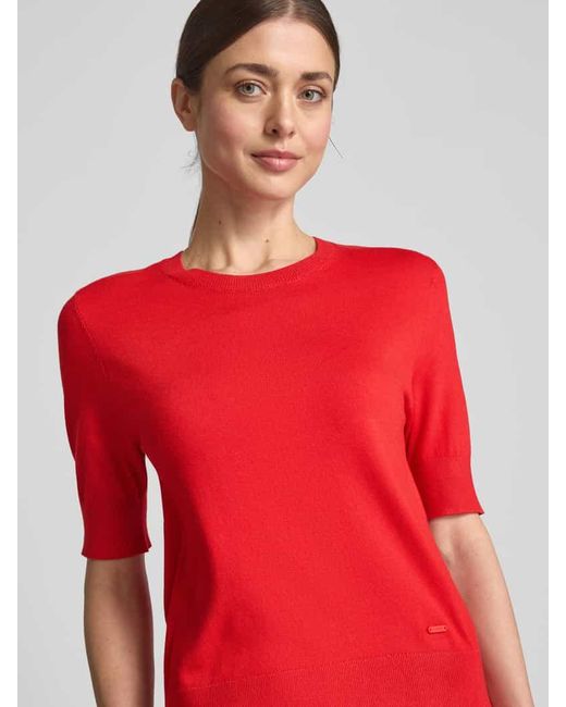 S.oliver Red Slim Fit Strickpullover aus Viskose-Mix