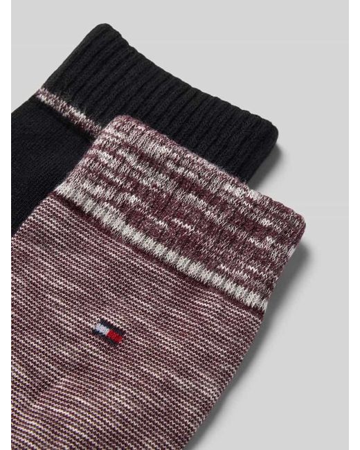 Tommy Hilfiger Brown Strümpfe mit verstärkter Ferse