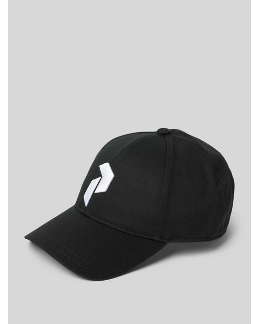 Peak Performance Pet Met Logostitching En Versterkte Klep in het Black voor heren