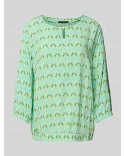Betty Barclay Regular Fit Blouse Met Druppelvormige Hals in het Green