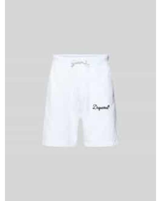 DSquared² Sweatshorts in het White voor heren