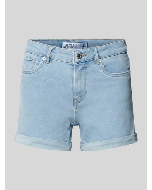 Vero Moda Korte Jeans Met Steekzakken in het Blue