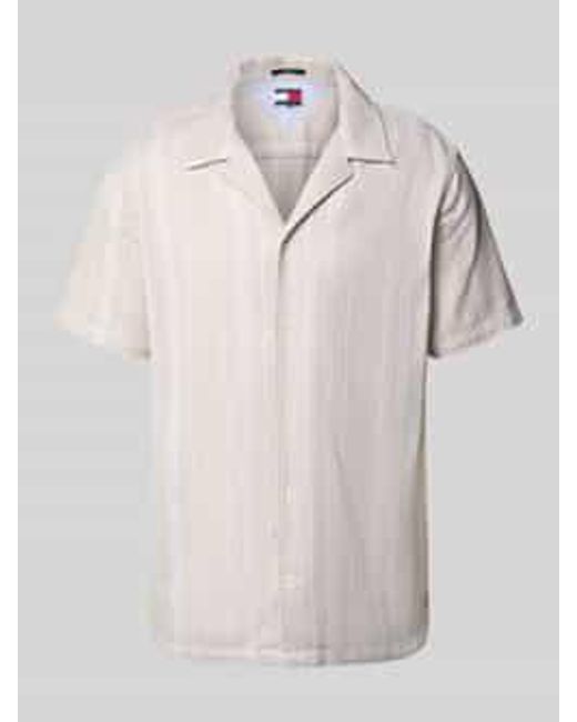 Tommy Hilfiger Regular Fit Vrijetijdsoverhemd Van Puur Katoen in het Natural voor heren