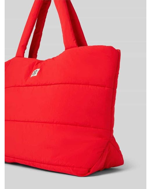 MSCH Copenhagen Red Shopper mit Label-Detail Modell 'SASJA'