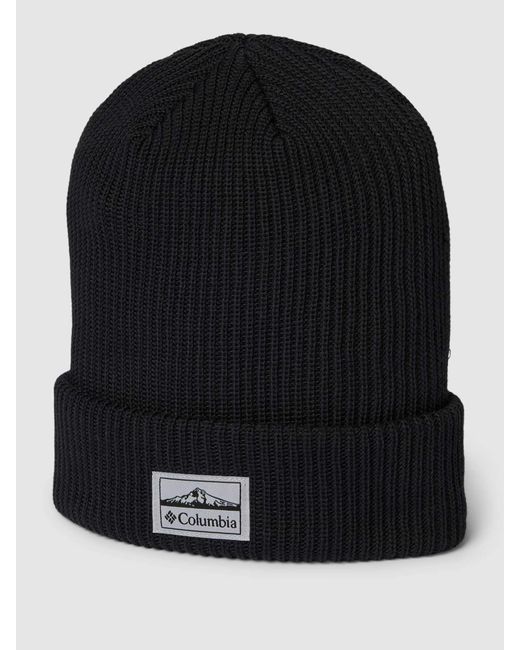 Columbia Beanie Met Labelpatch in het Black voor heren