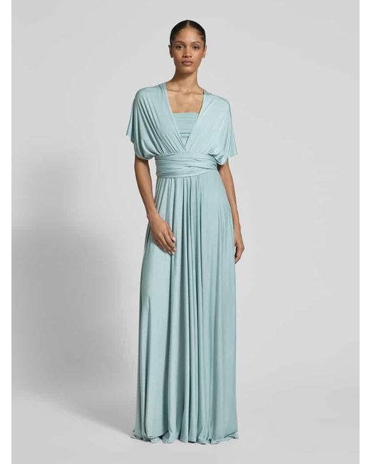 Rose Avenue Blue Multiway Abendkleid mit V-Ausschnitt