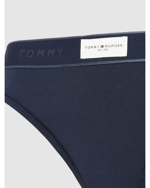 Tommy Hilfiger Blue String mit Label-Bund Modell 'ESTABLISHED'