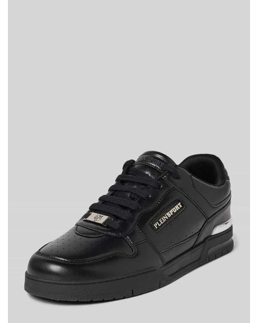 Philipp Plein Sneaker aus Leder mit Schnürung Modell 'VIPER II' in Black für Herren