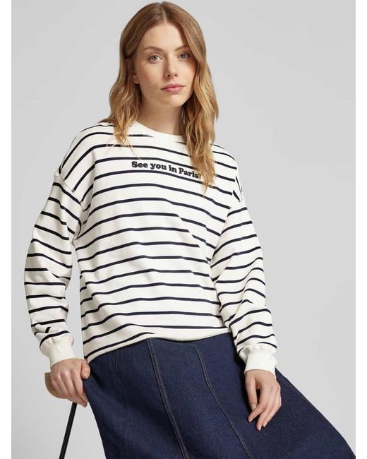 Smith & Soul Gray Sweatshirt Mit Statement-Stitching