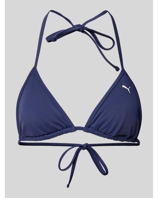 PUMA Bikinitop Met Logoprint in het Blue