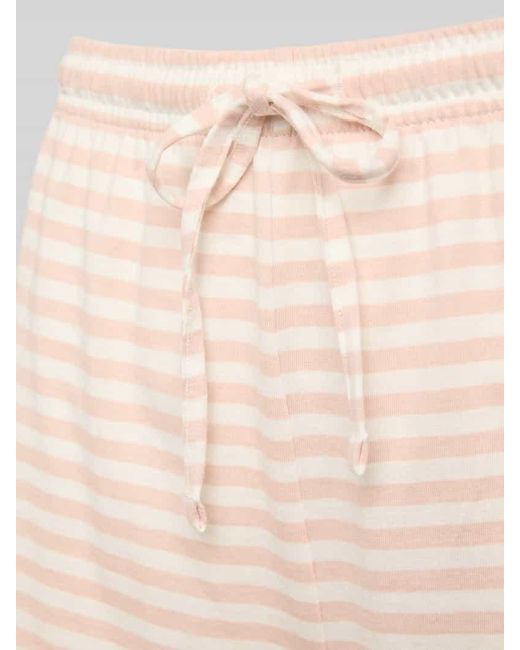 Jake*s Natural Pyjama-Shorts mit elastischem Bund