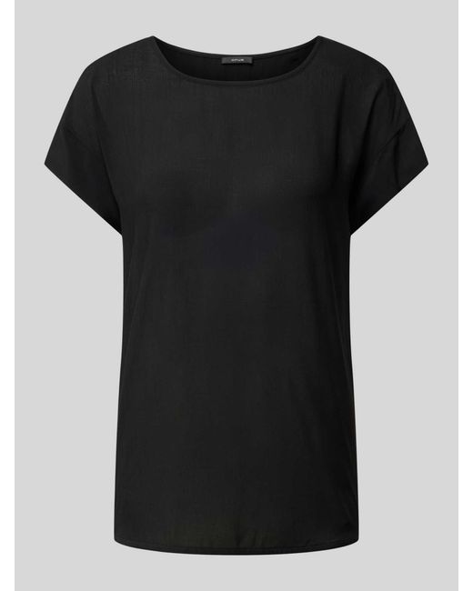 Opus Black T-Shirt mit Rundhalsausschnitt Modell 'SKITA'