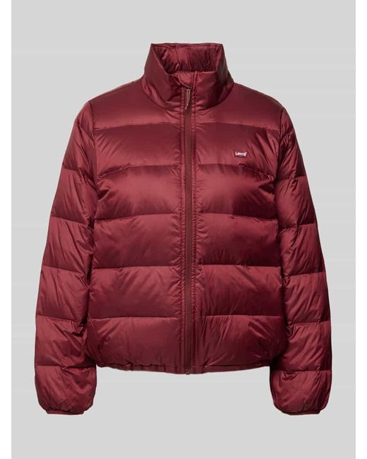 Levi's Red Regular Fit Daunenjacke mit Label-Detail Modell 'POLLY'