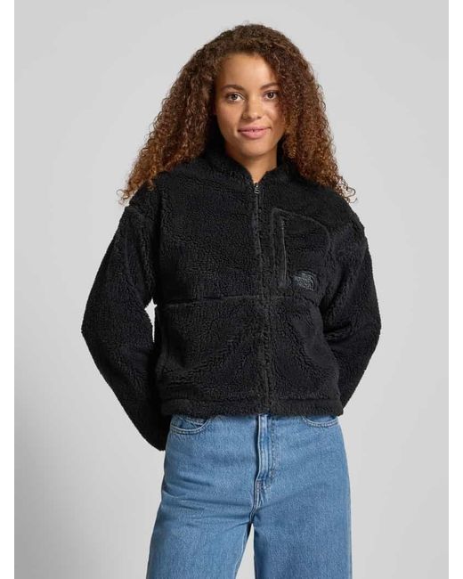 The North Face Black Fleecejacke mit Label-Stitching Modell 'EXTREME PILE'