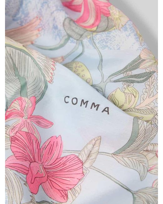 Comma, Pink Schaltuch mit Allover-Muster