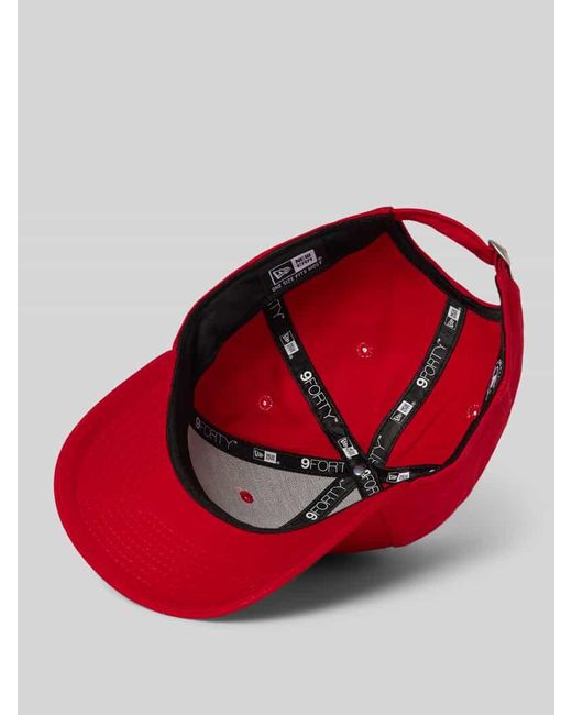 KTZ Basecap mit Label-Stitching in Red für Herren
