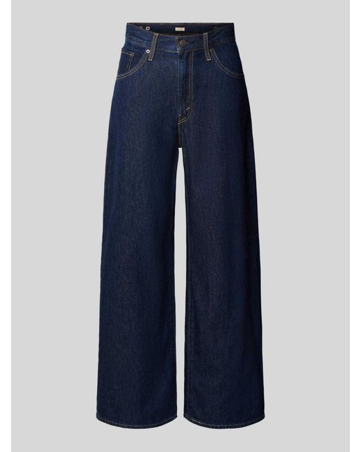 Levi's Jeans Met Wijde Pijpen, Model 'Cinch Baggy' in het Blue