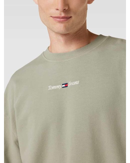 Tommy Hilfiger Sweatshirt mit Label-Stitching in Multicolor für Herren