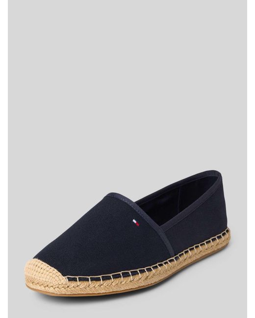 Tommy Hilfiger Espadrilles Van Canvas in het Blue