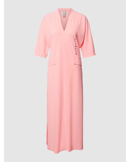 Sportalm Maxi-jurk Met gesuggereerde Klepzakken in het Pink