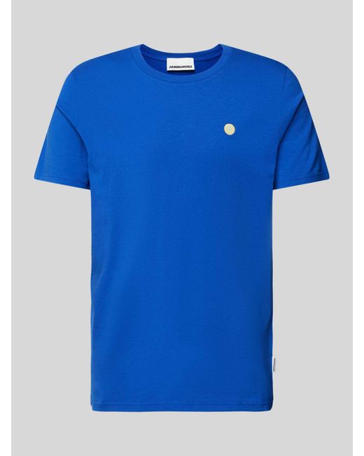 ARMEDANGELS T-shirt Met Motiefstitching in het Blue voor heren
