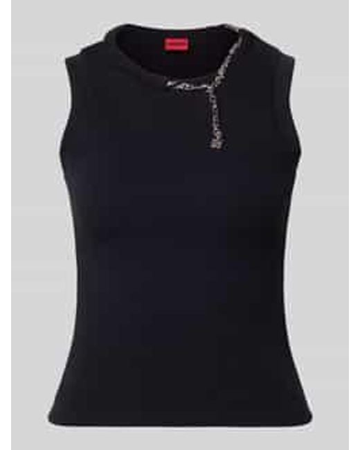 HUGO Tops in het Black