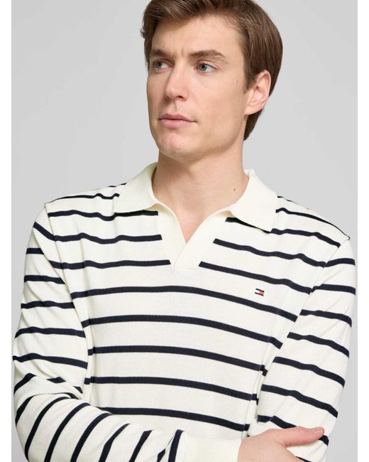 Tommy Hilfiger Gebreide Pullover Met Polokraag in het Gray voor heren
