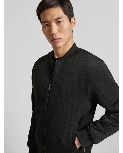 ARMANI EXCHANGE Blouson Met Structuurmotief in het Black voor heren
