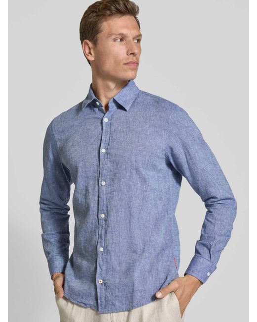 Joop! Vrijetijdsoverhemd Met Knoopsluiting in het Blue voor heren