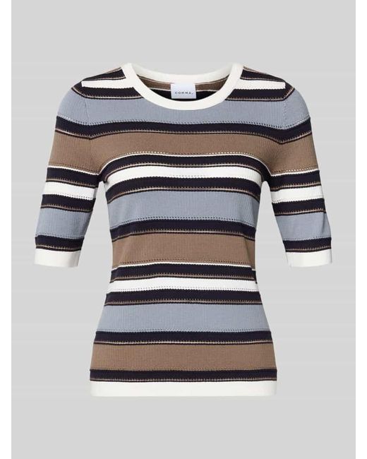Comma, Multicolor Strickpullover mit 3/4-Arm