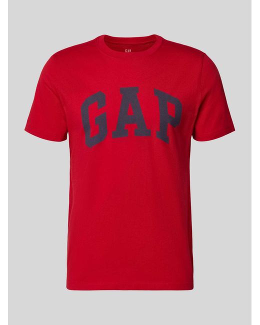 Gap T-Shirts in het Red voor heren