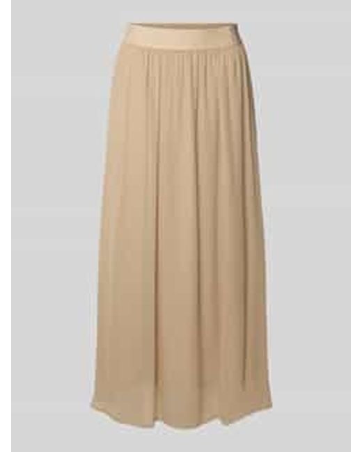 Joop! Maxirok Van Viscose Met Logostitching, Model 'Sumi' in het Natural