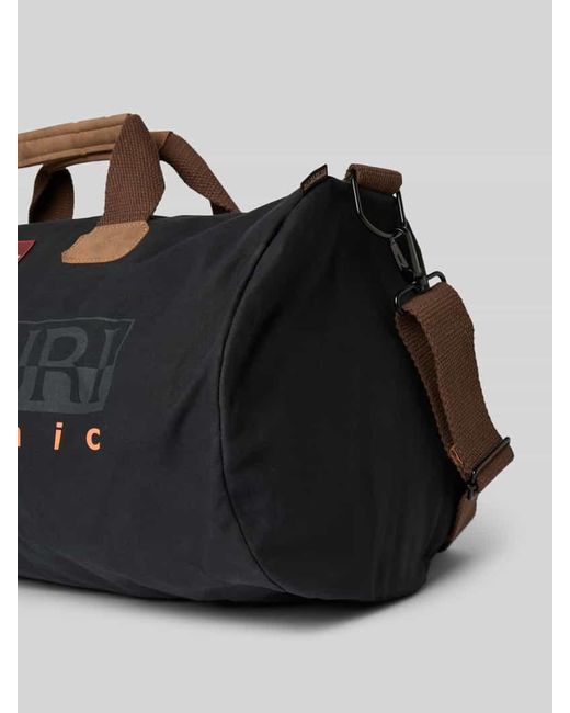 Napapijri Weekender mit Logo-Patch und verstellbarem Schultergurt in Black für Herren