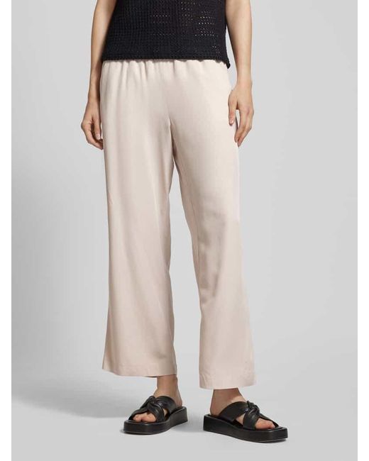 M·a·c Natural Flared Stoffhose