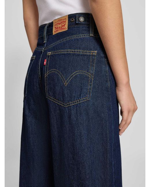 Levi's Jeans Met Wijde Pijpen, Model 'Cinch Baggy' in het Blue