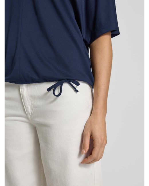Tom Tailor Relaxed Fit T-shirt Met Vleermuismouwen in het Blue