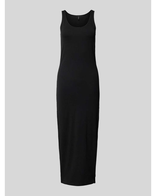 Vero Moda Black Maxikleid im unifarbenen Design Modell 'MAXI MY SOFT'