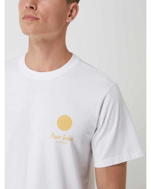 NOWADAYS T-Shirt aus Baumwolle in White für Herren