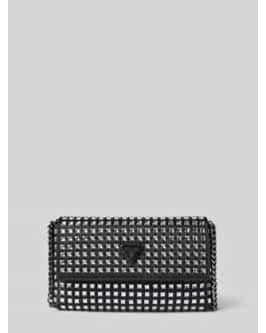 Guess Schoudertas Met Siersteentjes, Model 'Zalina' in het Gray