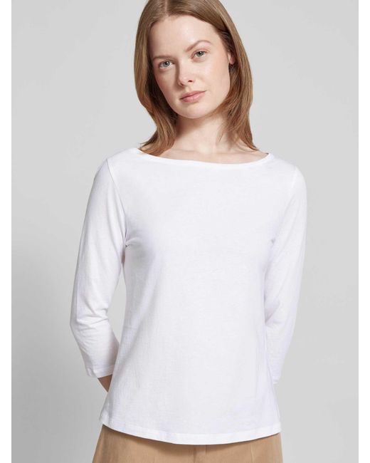 Lanius T-shirt Met 3/4-mouwen in het White