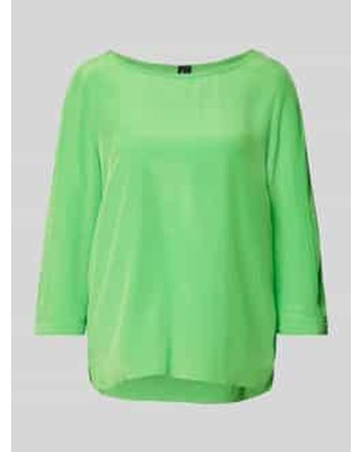 Marc Cain Blouseshirt Met Boothals, Model 'Sports' in het Green