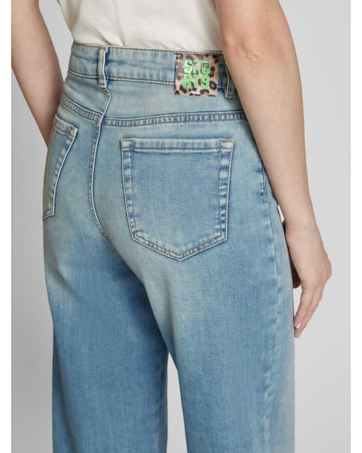 Marc Cain Jeans Met 5-pocketmodel in het Blue