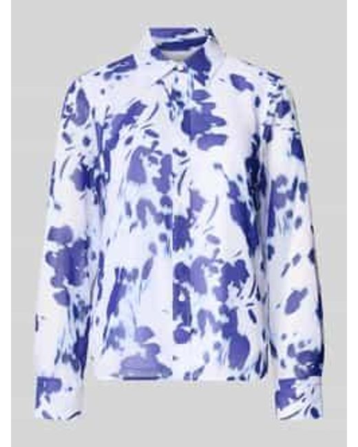 Calvin Klein Blouses Lange Mouw in het Blue