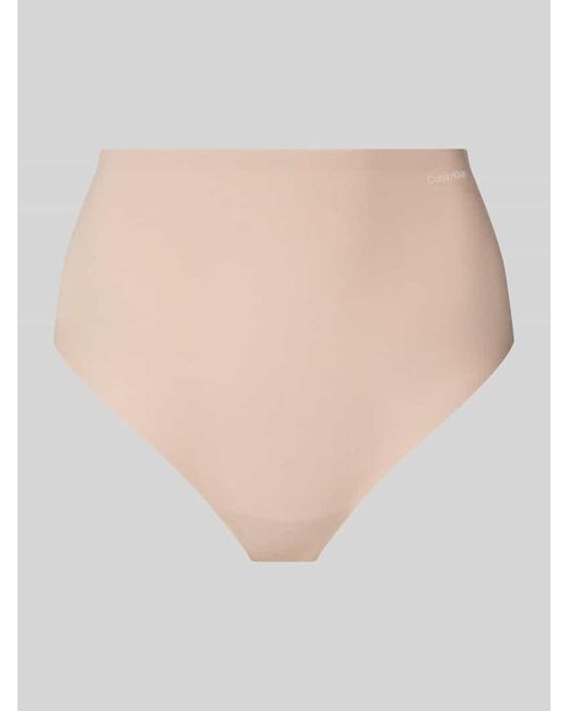 Calvin Klein White String mit Label-Print