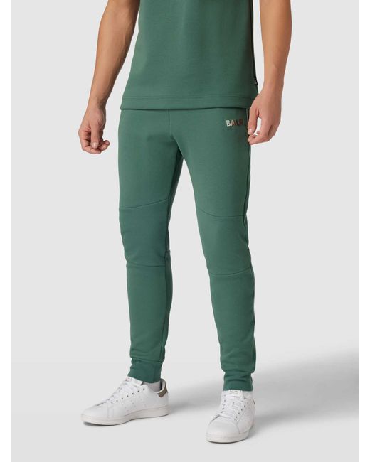 BALR Slim Fit Sweatpants mit elastischem Bund und Tunnelzug in Green für Herren