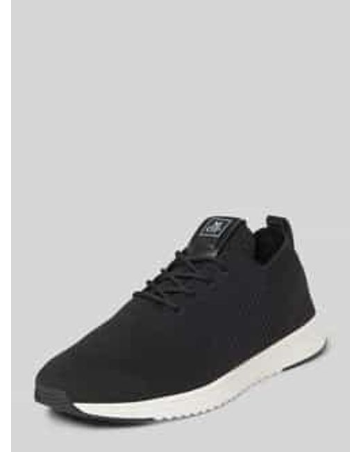 Marc O' Polo Lage Sneakers Met Elastische Bandjes in het Black voor heren